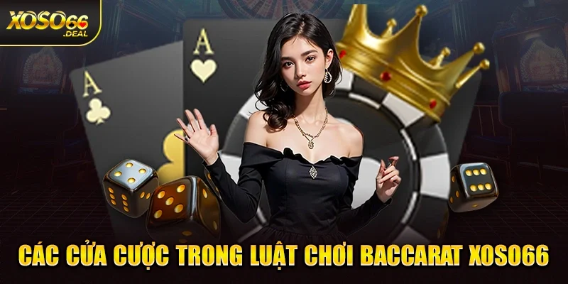 Các cửa cược trong luật chơi Baccarat Xoso66