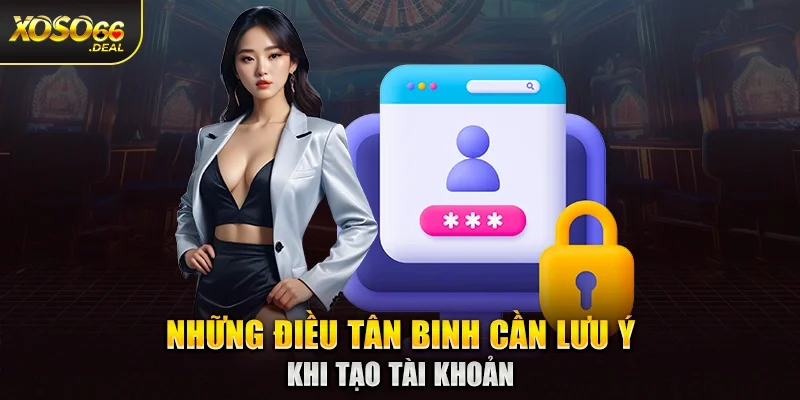 Những điều tân binh cần lưu ý khi tạo tài khoản