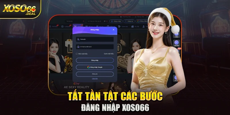 Tất tần tật các bước đăng nhập Xoso66
