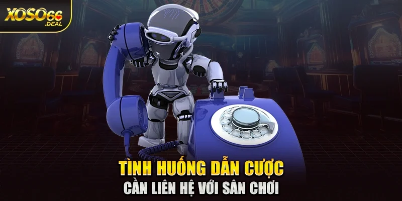 Tình huống dẫn cược cần liên hệ với sân chơi